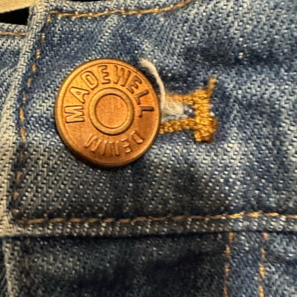 Madewell high waisted boyjean slim crop size 32 Blue Women's Jeans - Picture 3 of 11